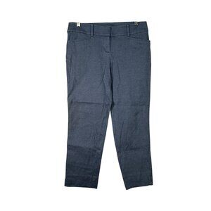 Loft Womens The Riviera Blue Chino Pants Size 0 Petities